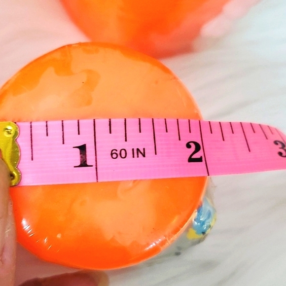 🆕️Vintage 90s 3D Textured Character Orange Halloween Wax Candles Set of Four 2" - Picture 12 of 14